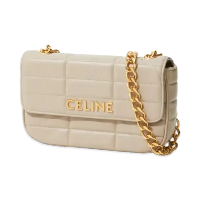 CELINE Mini Shoulder Bag / Quilted "Trench"