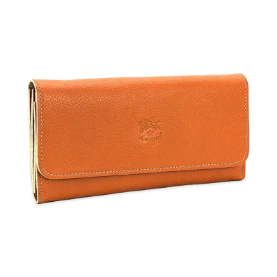 IL BISONTE Long Wallet "Caramel"