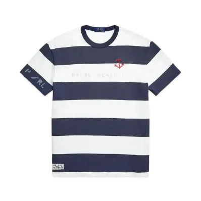 Polo Ralph Lauren Classic Fit Striped Jersey T-Shirt "Blue"