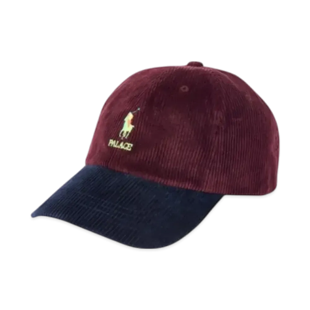 PALACE x Ralph Lauren Classic Polo Cap Corduroy "Ruby Navy"