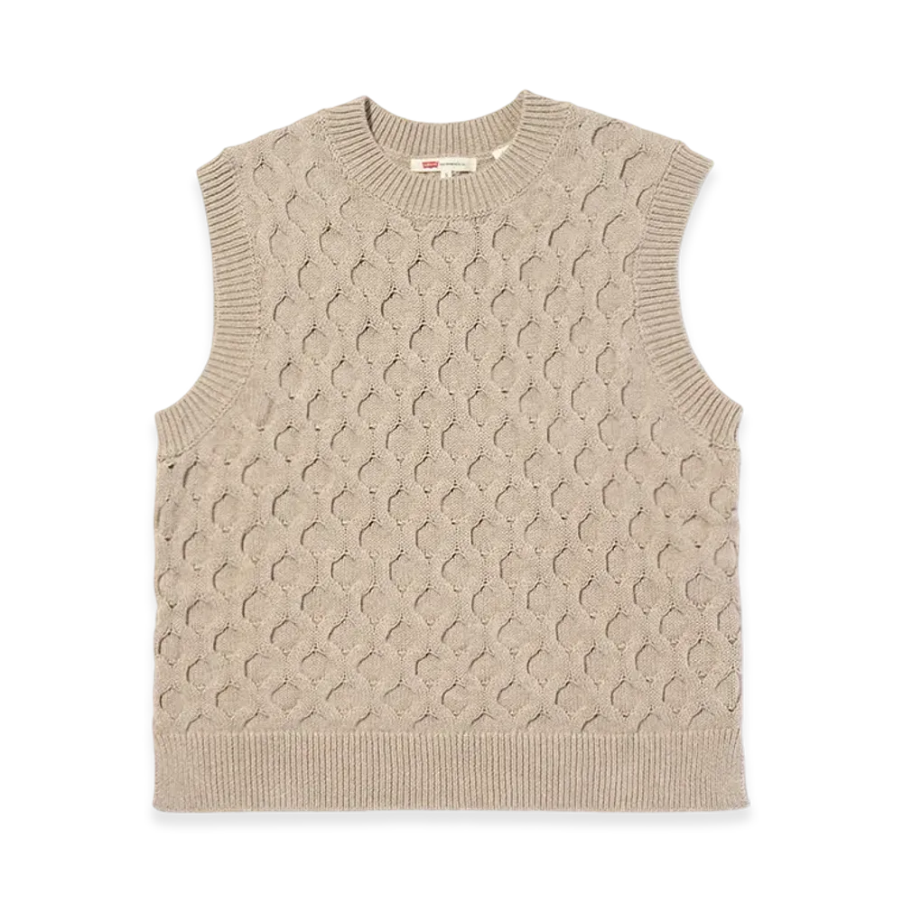 Levi's Cable Knit Vest "Beige"