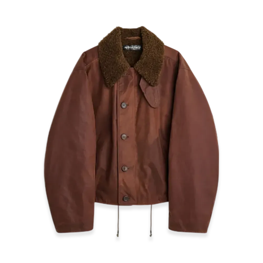 OUR LEGACY Grizzly Jacket "Oxblood Everwax"