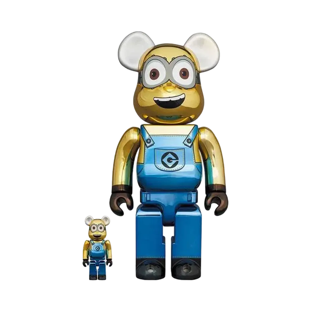 Bearbrick DAVE CHROME Ver. 100% & 400%