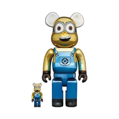 Bearbrick DAVE CHROME Ver. 100% & 400%