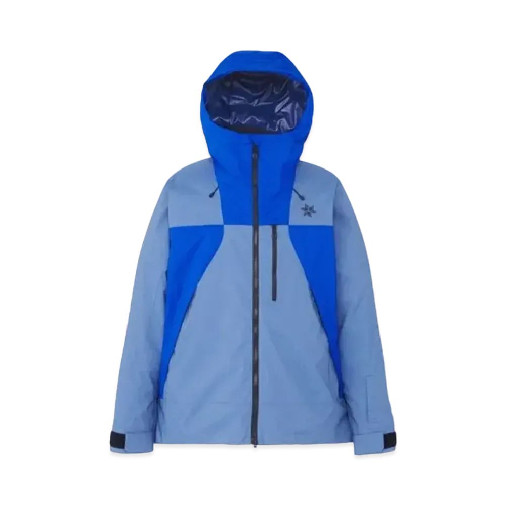 Goldwin 2 Tone Color Hooded Jacket (Ski / Men's) "Coronet Blue"