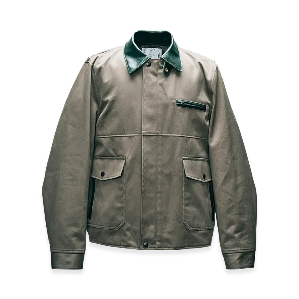 sacai Cotton Chino Blouson "Gray"