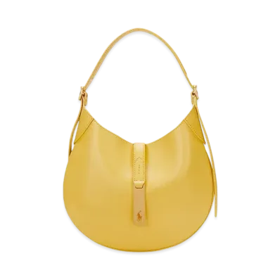Polo Ralph Lauren Polo ID Leather Small Shoulder Bag "Yellow"