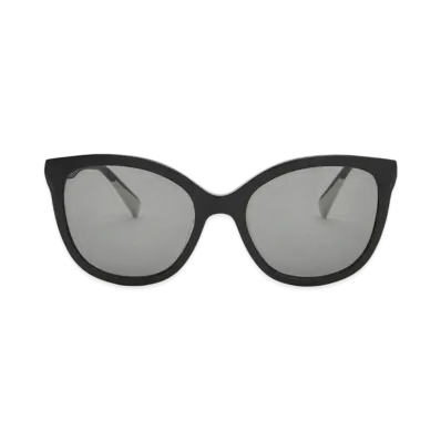 CHARLES & KEITH Recycled Acetate Oval Sunglasses "Black"