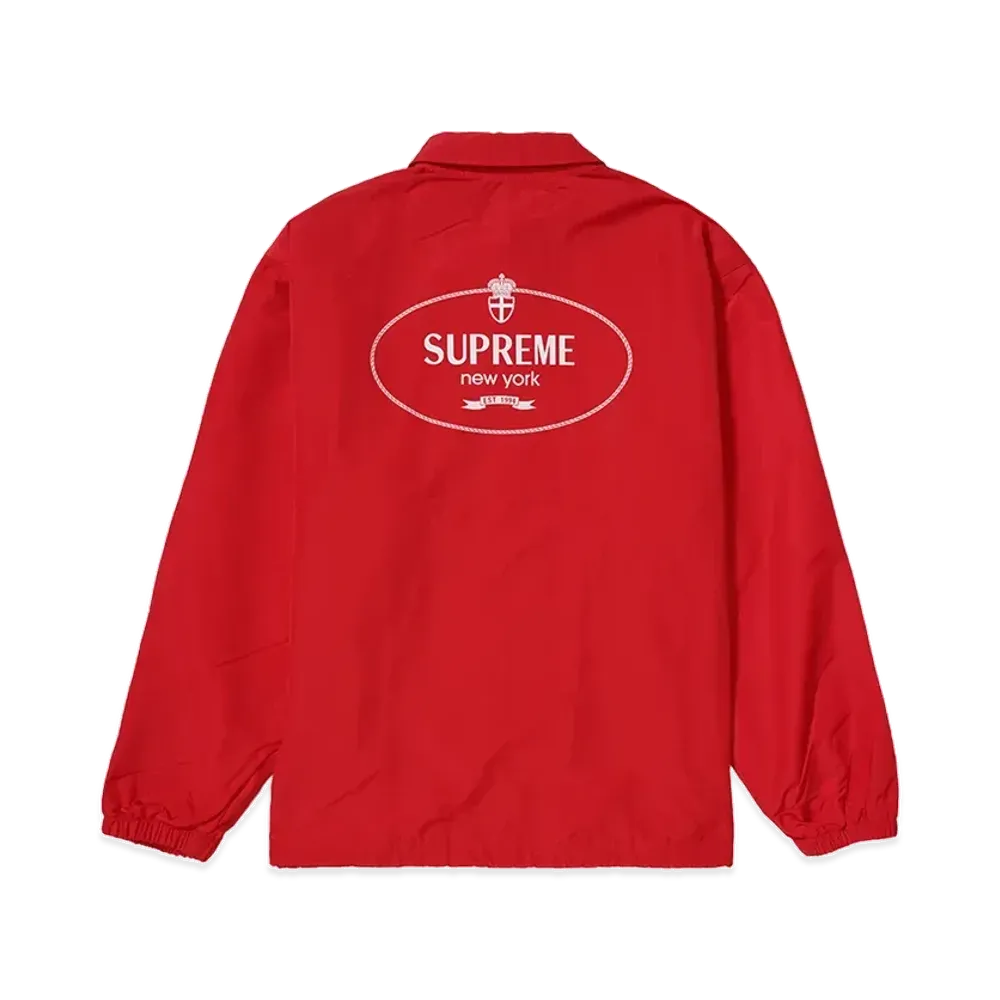 Supreme Crest Coaches Jacket "Red"