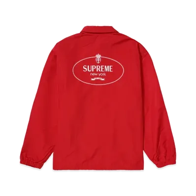 Supreme Crest Coaches Jacket "Red"