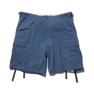 FreshService Micro Typewriter Cargo Shorts "Blue"