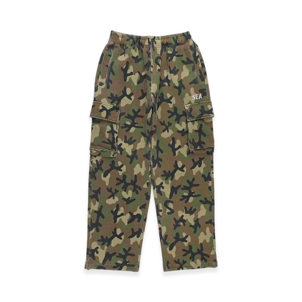 WIND AND SEA Heavy Waffle Cargo Pants "Camo"