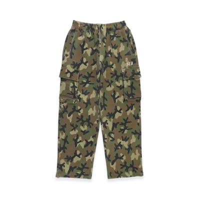 WIND AND SEA Heavy Waffle Cargo Pants "Camo"