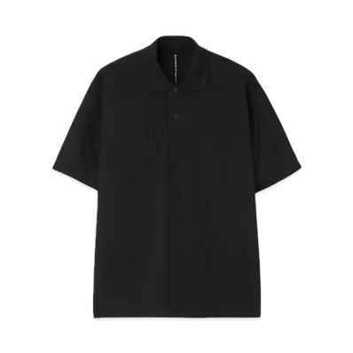 DESCENTE ALLTERRAIN Stretch Pique Polo Shirt "Smoke Black"