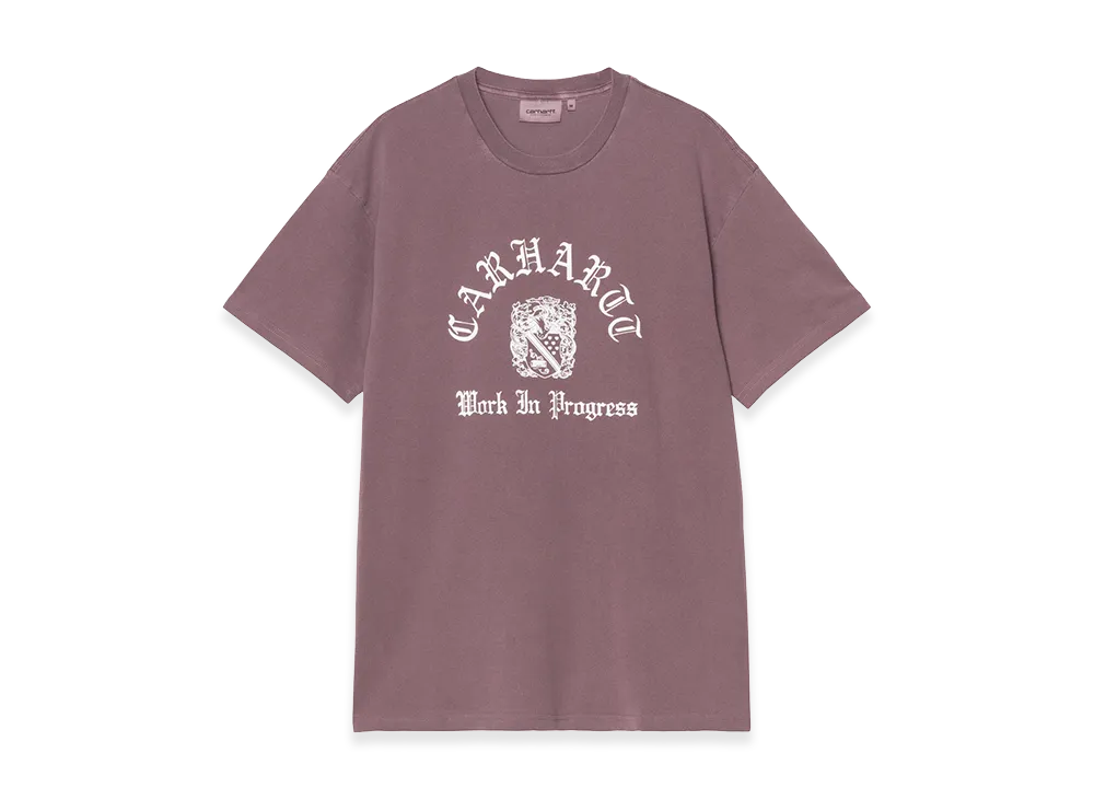 Carhartt WIP S/S Coat Of Arms T-Shirt "Cozy Purple(Garment Dyed)"