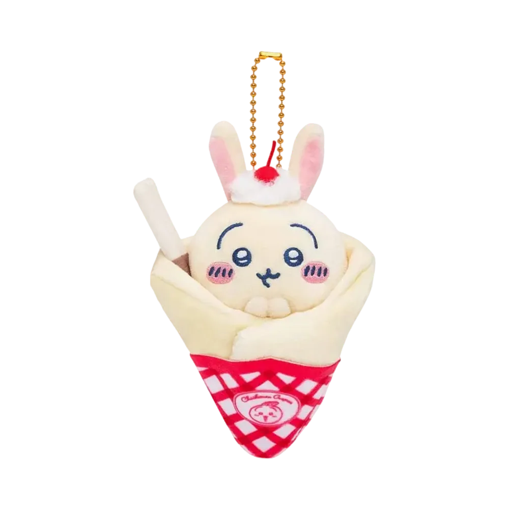 Gray Parka Service -Chiikawa Crepe Kuji- C Prize It turned into a crepe!! Mascot Usagi