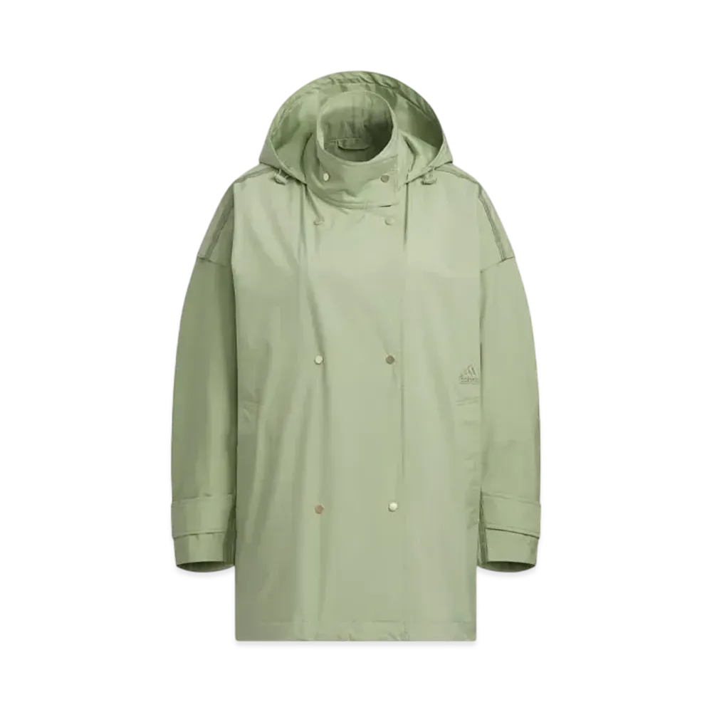 adidas Luxflow Loose-Fit Woven Jacket "Tent Green"
