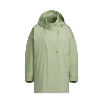 adidas Luxflow Loose-Fit Woven Jacket "Tent Green"