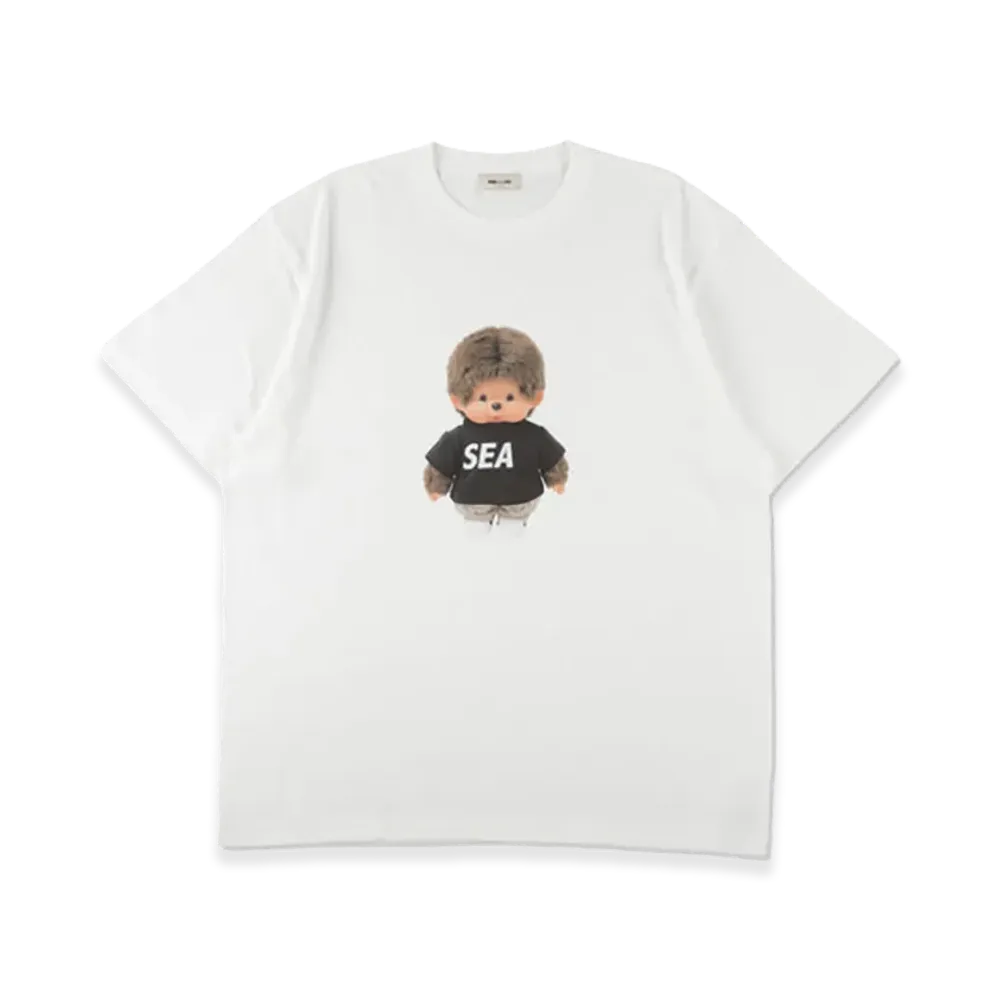 WIND AND SEA x Monchhichi Doll Tee "White"