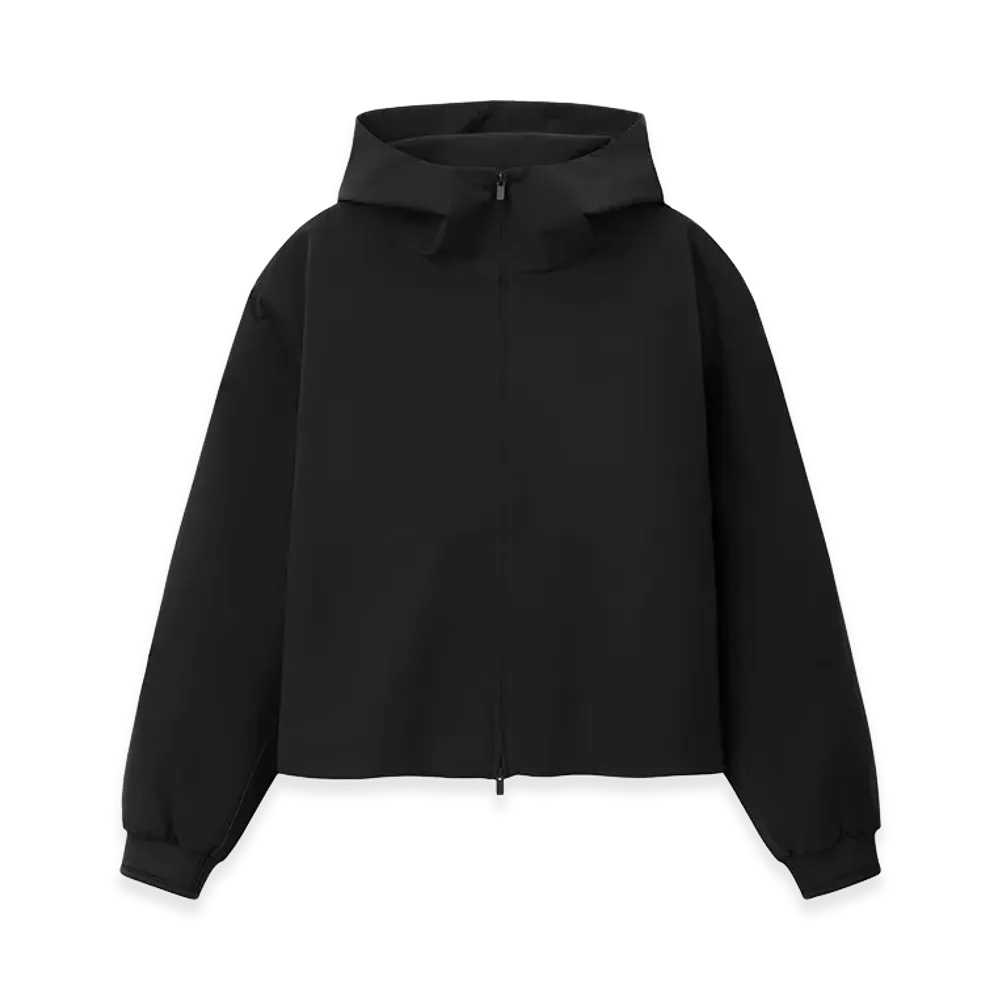 FEAR OF GOD ESSENTIALS Women's Full Zip Anorak "Vintage Black"