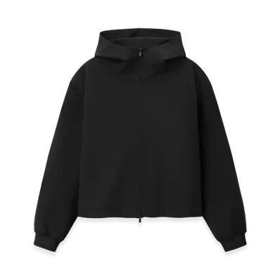 FEAR OF GOD ESSENTIALS Women's Full Zip Anorak "Vintage Black"