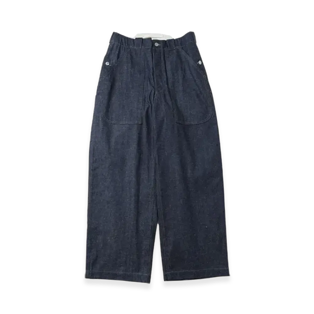 A.PRESSE Swiss Army Denim Work Trousers "Indigo"