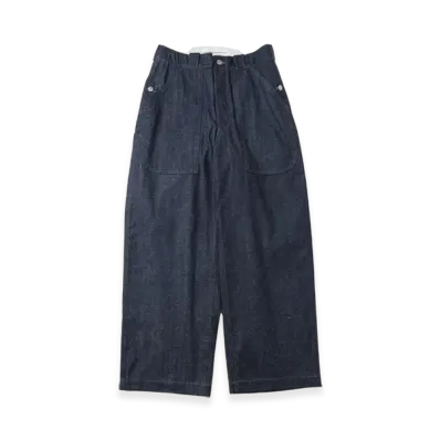 A.PRESSE Swiss Army Denim Work Trousers "Indigo"
