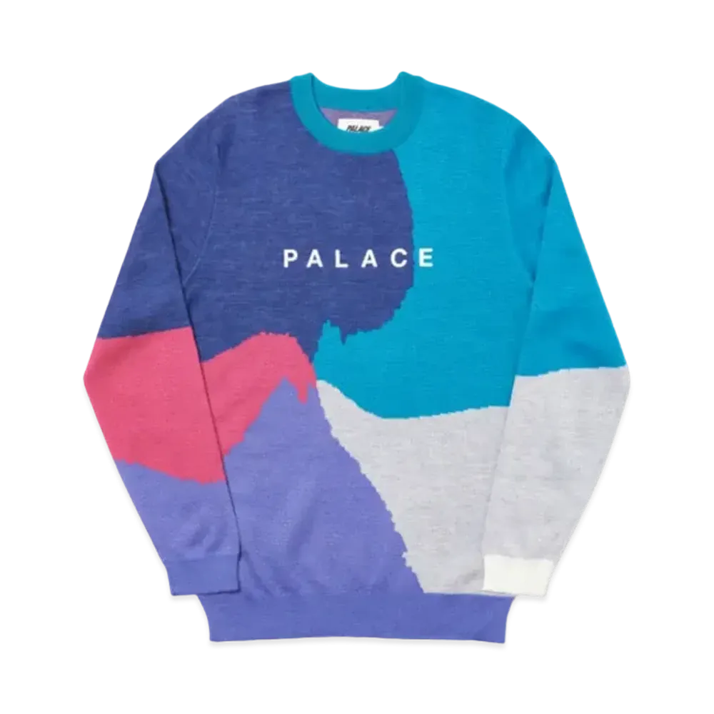 PALACE Whirl Knit "Navy/Blue"