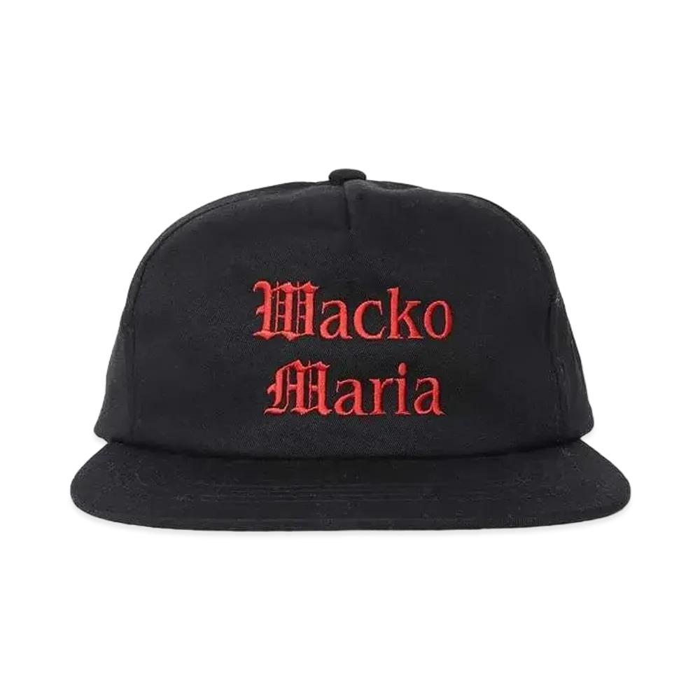 WACKO MARIA SNAPBACK CAP #1 "Black"