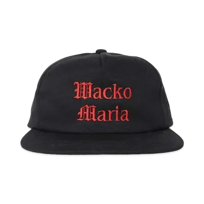 WACKO MARIA SNAPBACK CAP #1 "Black"