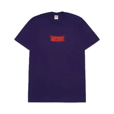 Supreme Ralph Steadman Box Logo Tee "Purple"