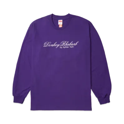Supreme x Aphex Twin Donkey Rhubarb L/S Tee "Purple"