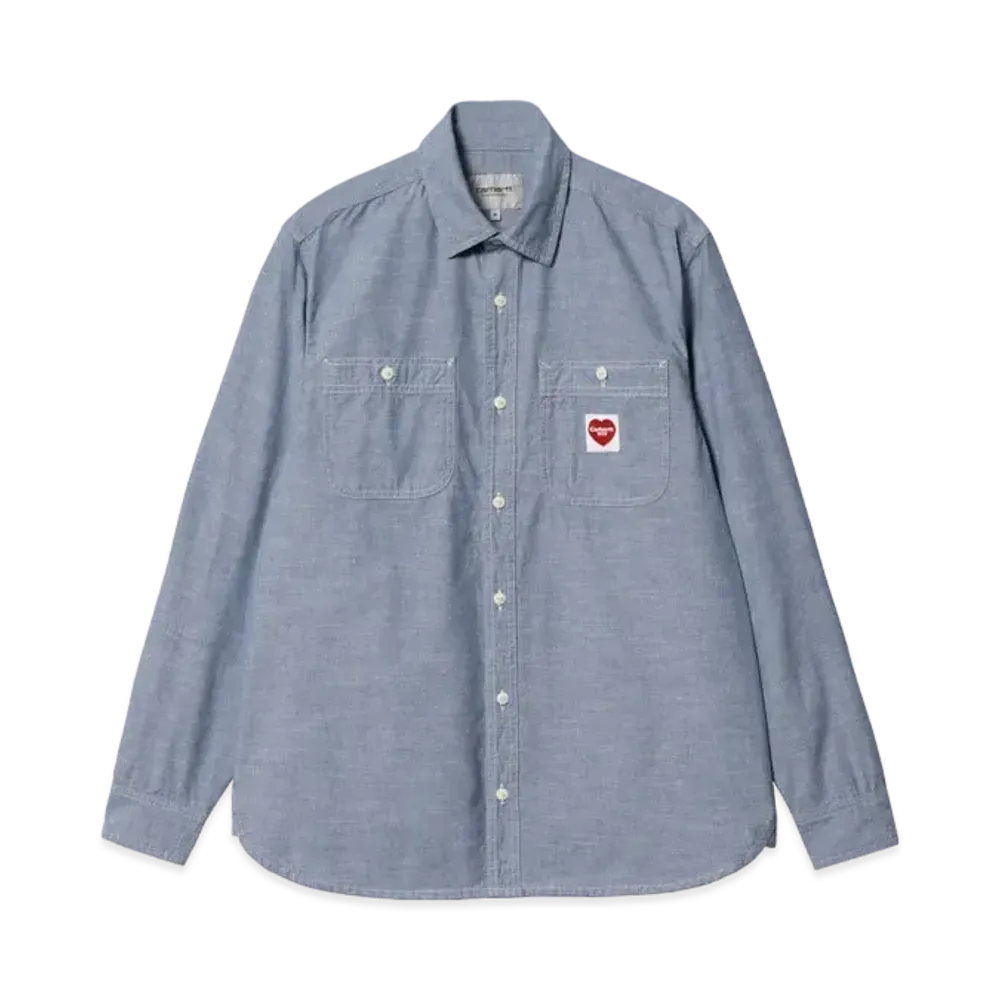 Carhartt L/S Clink Heart Shirt "Liberty Rinsed"