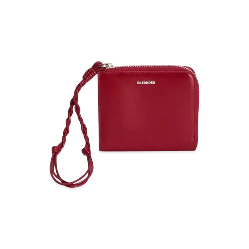 Jil Sander Tangle Card Holder "Cedar Red"