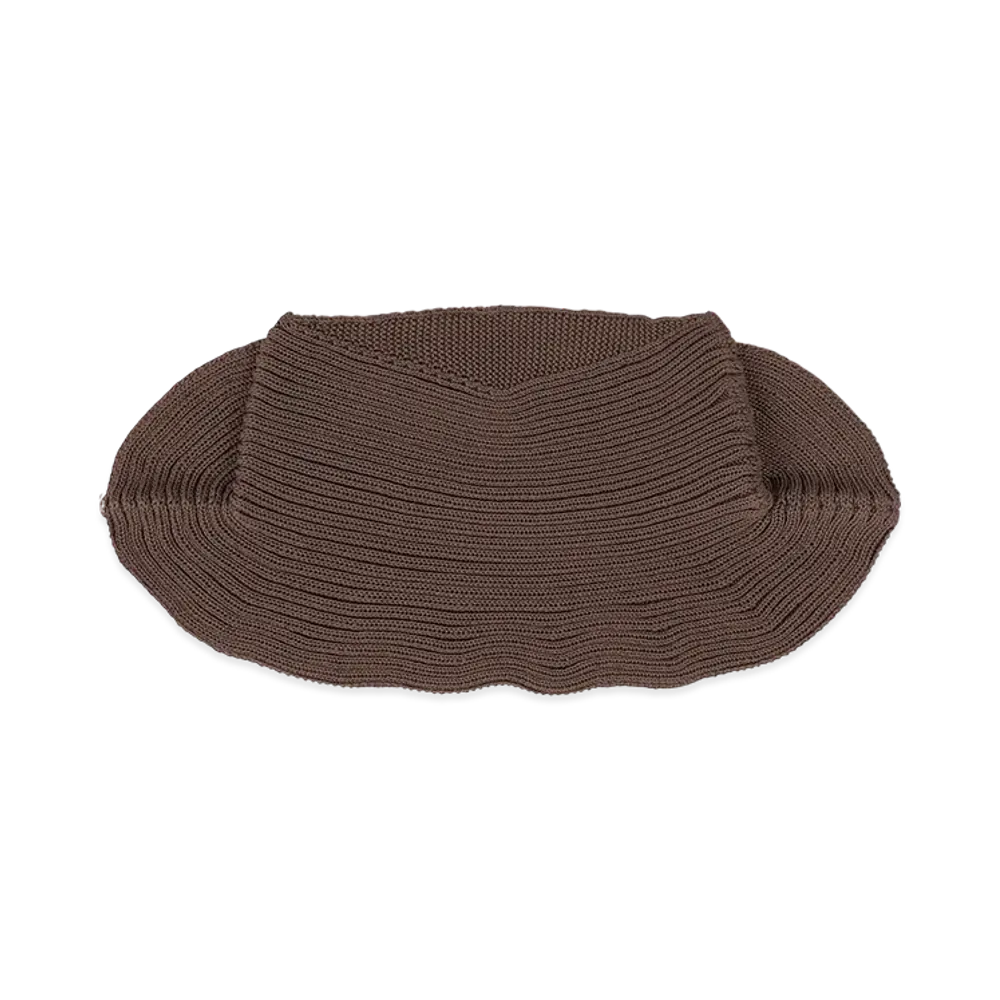HOMME PLISSE ISSEY MIYAKE Beanie Scarf "Brown"