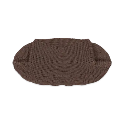 HOMME PLISSE ISSEY MIYAKE Beanie Scarf "Brown"