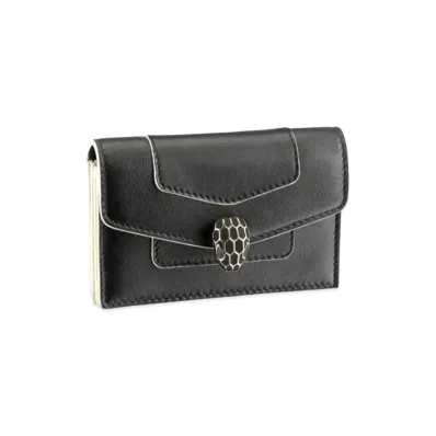 BVLGARI Serpenti Forever Card Holder "Black"