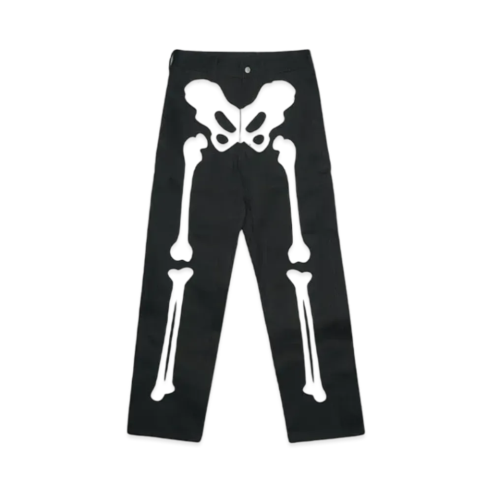 TAKAHIROMIYASHITATheSoloist. painter jeans. "BLACK X WHITE BONE"