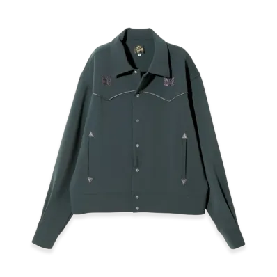 NEEDLES Piping Cowboy Jacket Double Cloth "Green"