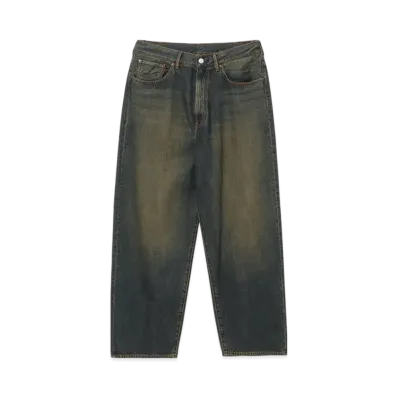 BEAMS Wide Fit Denim Pants "DustyIndigo"