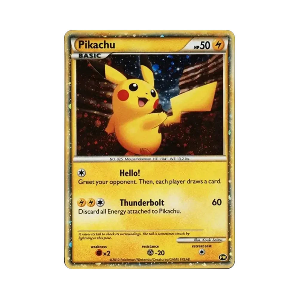 ピカチュウ アメリカ [PW](ポケモンカード LEGEND「ピカチュウ ワールド」)