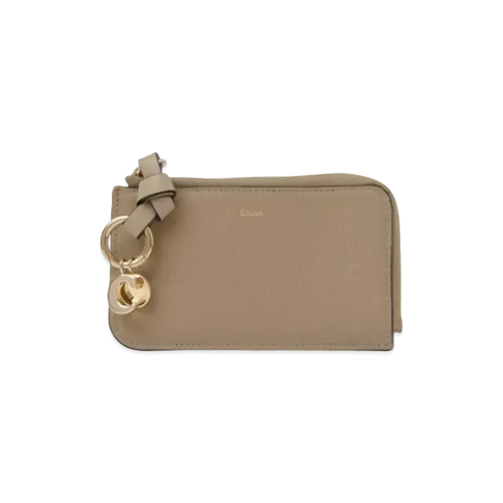 Chloe Alphabet Coin Purse "Argil Brown"