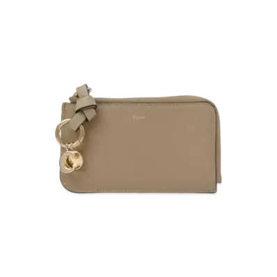 Chloe Alphabet Coin Purse "Argil Brown"