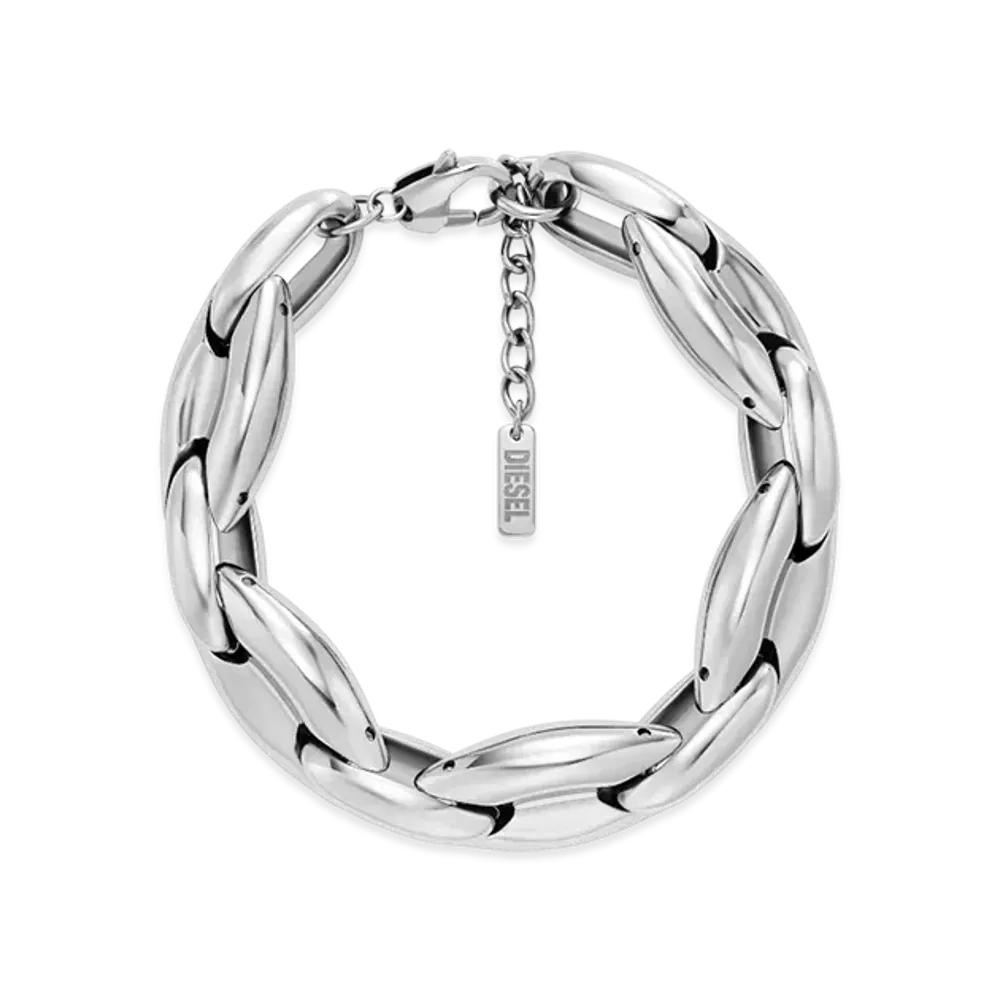 Diesel Dx1585040 Jewel Stainless Steel Chain Bracelet "Silver"