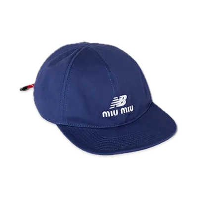 MIU MIU x New Balance Denim Baseball Cap "Blue/Red"