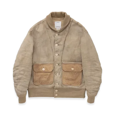 visvim Dayton JKT Sheepskin LT "Ivory"