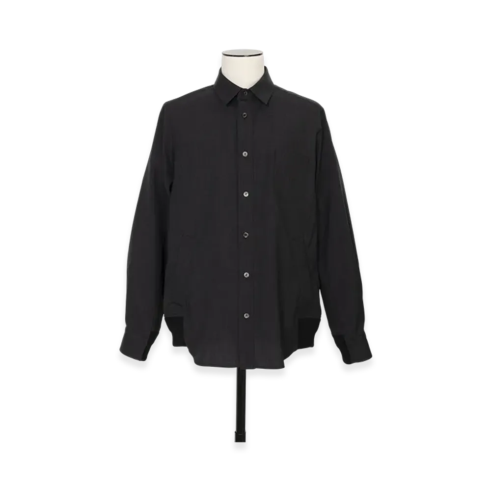 sacai Suiting Shirt "Charcoal Gray"