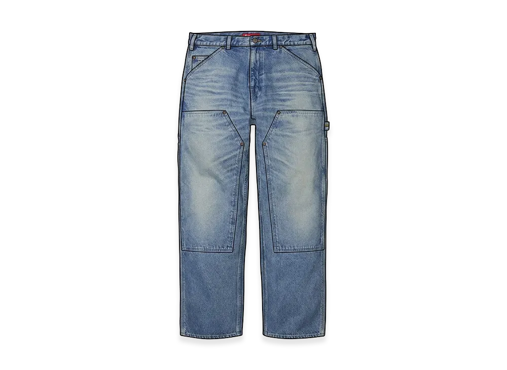 シュプリーム ウォーン ダブルニー ペインターパンツ (26SS) "デニム"