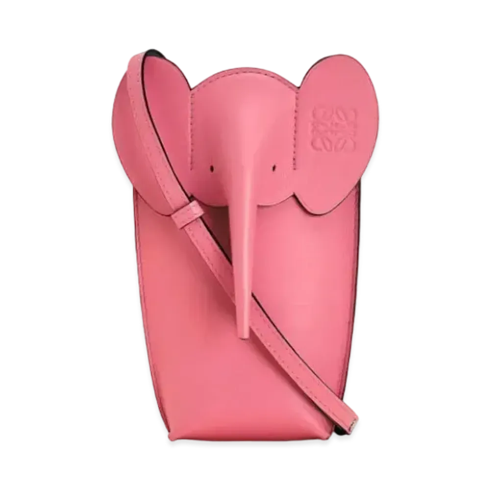 LOEWE Elephant Pocket In Classic Calfskin "Candy"