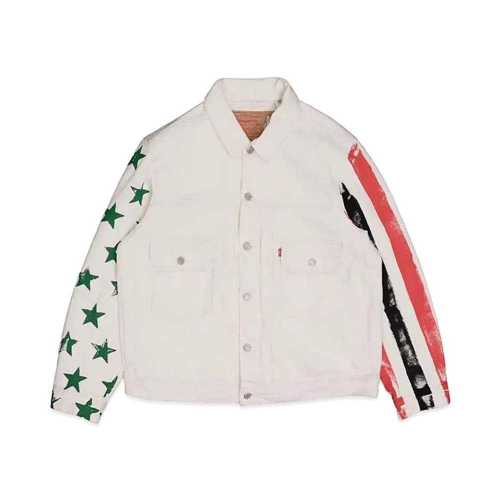 Levi's x Denim Tears x Cactus Plant Flea Market Denim Jacket "White"
